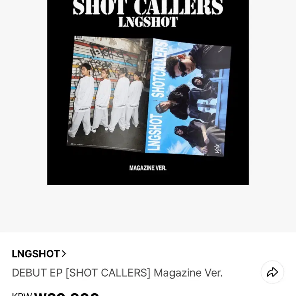 Longshot Magazine Album | Bunjang Global