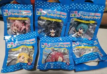 마법소녀 마도카 마기카 피규어 스트랩 로손 한정판