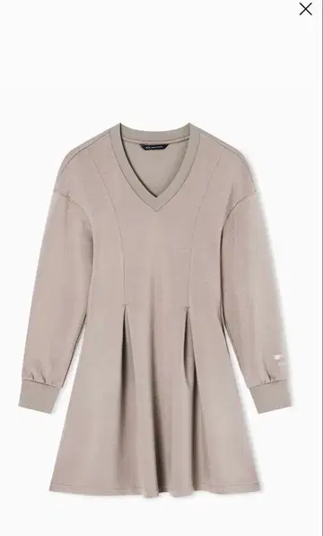 스트레치 스쿠버 롱 슬리브 드레스 아르마니 익스체인지 ARMANI