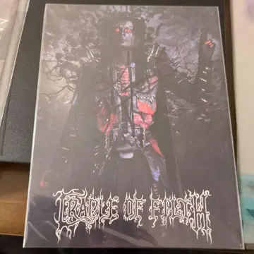 Cradle of Filth 사인 포함 카드
