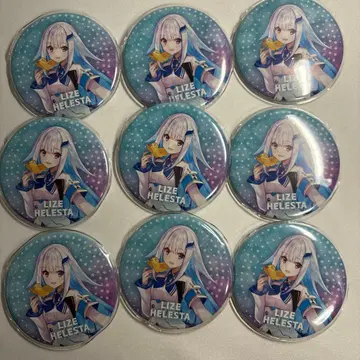 S 니지산지 신 비주얼 캔뱃지 리제 헬에스타 9개 세트