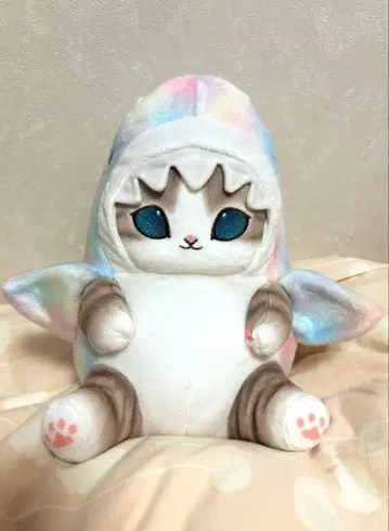 mofusand 파스텔 상어냥 BIG 봉제 인형