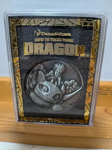 [극장 한정품] 영화 드래곤 길들이기 메달