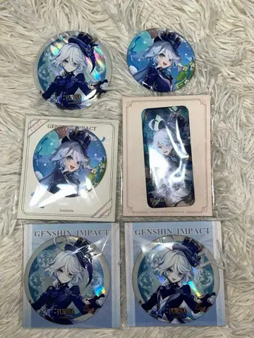 원신 프리나 캔뱃지 6개 세트