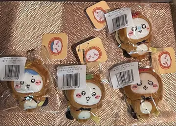 미개봉 압축하지 않음 타누키다몽 복권 치이카와 C상 마스코트 키링 4점