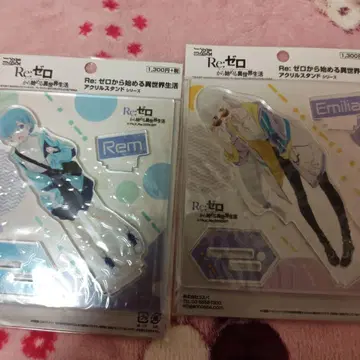 리제로 렘 에밀리아 아크릴 스탠드