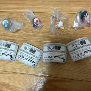 개구리 중사 케로로 치비케로 표시 액세서리 4개 세트