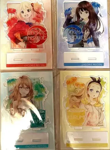 리코리스 리코리스 리코일 아크릴 스탠드 타키나 쿠루미 치즈루 미즈키