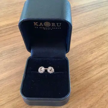 새상품 KAORU 카오루 스파클 반지 K10 핑키