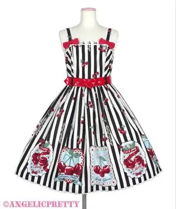 Angelic Pretty 체리 스탬프 JSK
