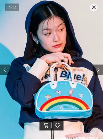 새상품 나루미야 캐릭터 에나멜 백 FREAK'S STORE