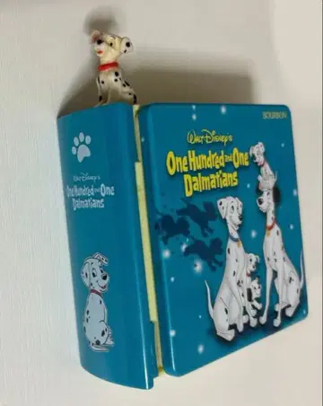 헤이세이 레트로 부르봉 디즈니 북 모양 틴케이스