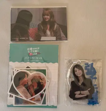 아야카는 히로코 선배를 좋아해 아야히로 아크릴 참 히로코 선배 모리칸나