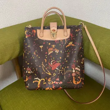 PIERO GUIDI 아트 패턴 숄더백