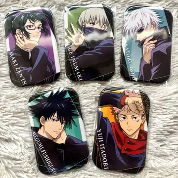 주술회전 마루카쿠 배지 캔 배지 스퀘어