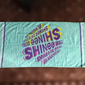 SHINee WORLD 콘서트 타월 민트 그린