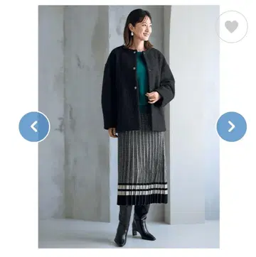 DHC 루프 보아 코트 블랙 M 사이즈