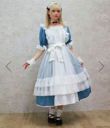 엑시즈팜 Chalmiere 도트 튤 에이프런