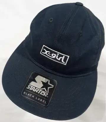 X-girl STARTER BLACK LABEL 콜라보 캡 모자
