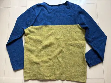 maillot 바이컬러 니트 스웨터