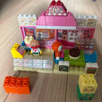 블록라보 호빵맨 두근두근 케이크 가게 덤 포함