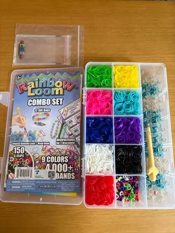 Rainbow Loom 콤보 세트 4000+밴딩