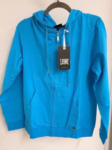 LEONE 스쿠버 블루 풀 지퍼 후디 XL