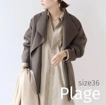 스프링 세일 플라주 해밀턴 미들 코트 카키 36 인기 상품