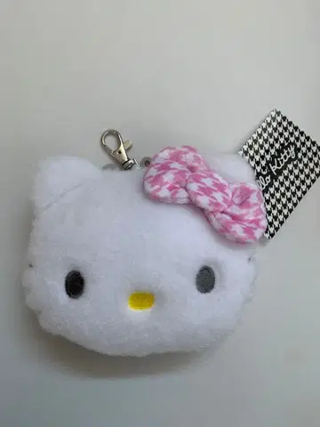 [ 새상품 ] 하운드투스 체크 패턴 헬로키티 패스 케이스 시마무라