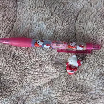 지역 한정 레어 후쿠오카 아마오우 헬로 키티 볼펜