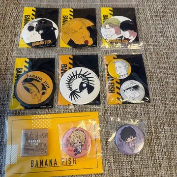 바나나 피쉬 아베일 캔뱃지 원작 일러스트 덤 포함