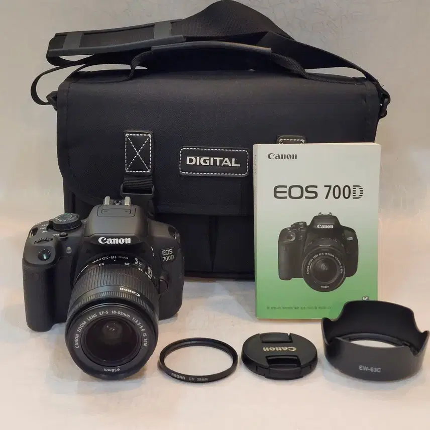캐논정품 EOS 700D 18-55mm stm 컷수710컷
