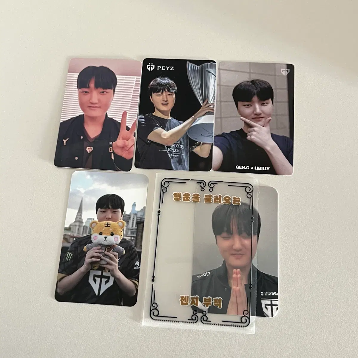 Faker T1 페이즈 GEN.G 23 トレカ Card 2023 LoL Worlds V4 Champion 