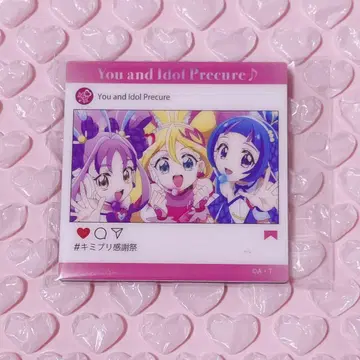 너와 아이돌 프리큐어 감사제 마그넷 A 아이돌 윙크 큥큥