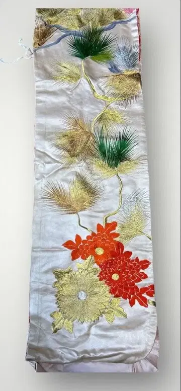 이로 우치카케 풀기 한쪽 소매 전체 자수 우치카케