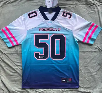 택 포함 새상품 Formula 1 공식 미식축구풍 저지