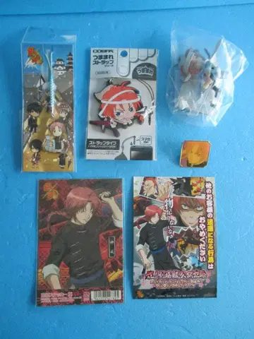 미개봉 다수 은혼 카무이 피규어류 6세트 스트랩 스티커
