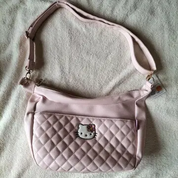 헬로키티 퀼트 퀼팅 숄더백 핑크 시마무라