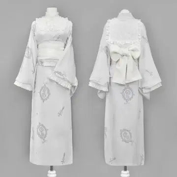 DimMoire [ 디무모아르 ] 몽해의 동화 유카타 세트/White