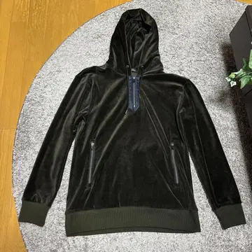 5351 POUR LES HOMMES 벨로아 후드티 카키 사이즈 1