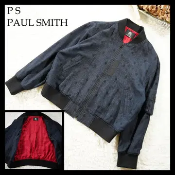 [새상품급] PS 폴스미스 도트 무늬 집업 블루종 MA-1 네이비