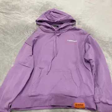 계속 한밤중이면 좋을 텐데. A to Z 콜라보 후드티 퍼플 XL