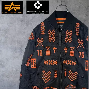 [레어] MARCELO BURLON x 알파인더스트리 콜라보 MA-1