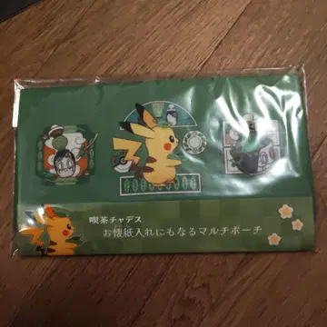 피카츄 찻집 차데스 오카이시이레노모나루 멀티 파우치
