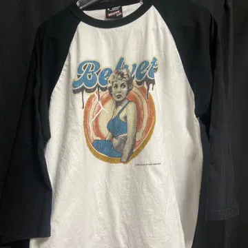 BELVET 빈티지 그래픽 티셔츠