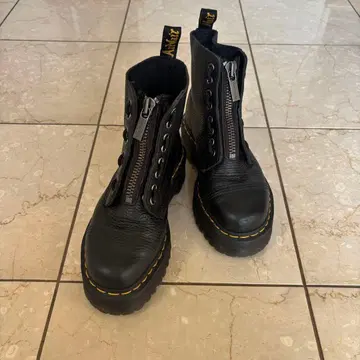 컨디션 최상 닥터마틴 싱클레어 정글 부츠 통굽 프론트 지퍼 8홀
