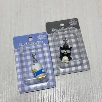 산리오 캐릭터즈 미니 피규어 참 바츠마루 페클 세트