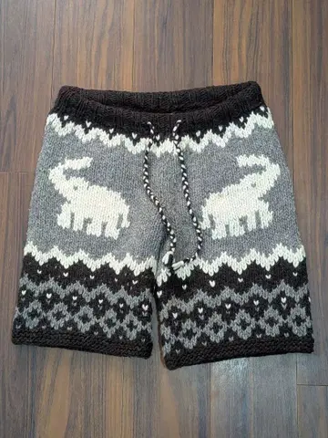 가이진 메이드 GAIJIN MADE 페루 니트 하프 팬츠 1 HRM