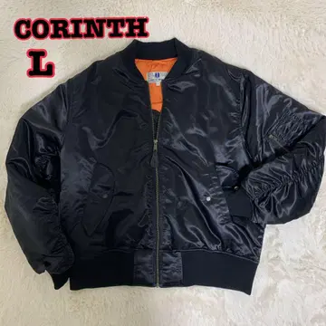 CORINTH MA-1 플라이트 자켓 블랙 밀리터리