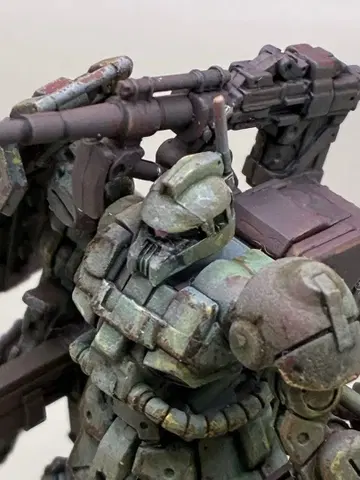 건담 아티팩트 자쿠 캐논 도색 완료품